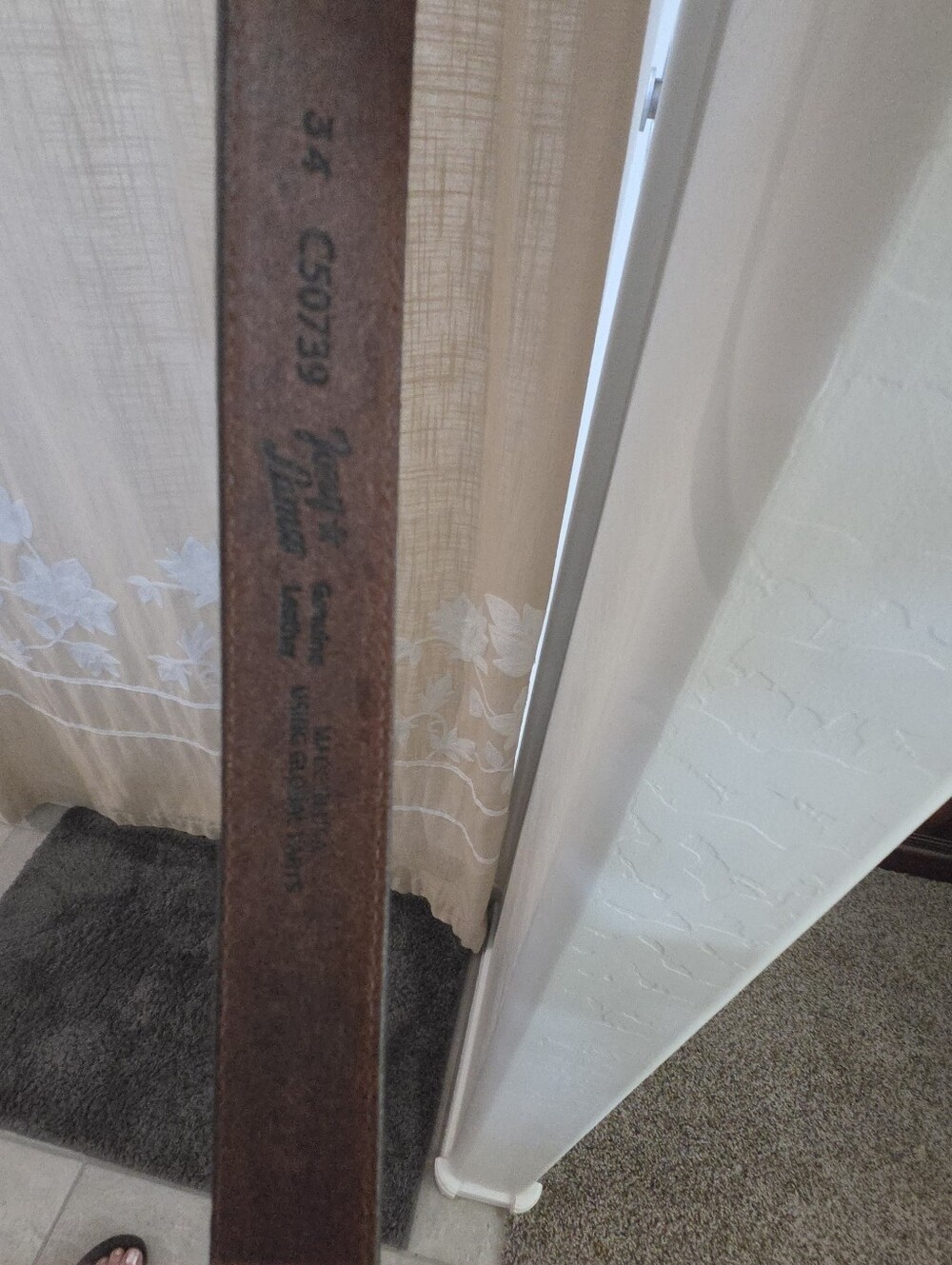 New Tony Lama Leather Belt - Picture 7 of 7